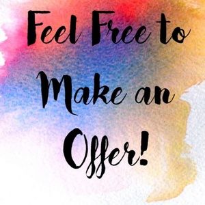 🛍🛍🛍🛍 Feel Free to Make an Offer